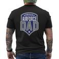 Classic Proud Airforce Dad Mens Back Print T-shirt