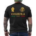 Coahuila Mexico With Mexican Emblem Coahuila Men's T-shirt Back Print