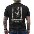 Cocker Spaniel Dad Cool Vintage Retro Proud American Men's T-shirt Back Print