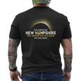 Colebrook New Hampshire Nh Total Solar Eclipse 2024 Men's T-shirt Back Print
