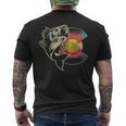 Colorado Flag Fishing Men's T-shirt Back Print