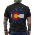 Colorado Flag Teachers Teacher Appreciation Men's T-shirt Back Print