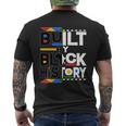 Cool Built By Black History Mens Back Print T-shirt