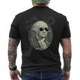 Cool George Washington With Sunglasses4Th July Men's T-shirt Back Print