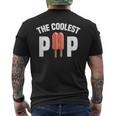 Coolest Pop Dad Cool Popsicle Pun Garment Men's T-shirt Back Print