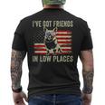 Corgi I've Got Friends In Low Places Pembroke Welsh Lover Men's T-shirt Back Print