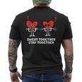 Couple Heart Workout Valentines Day Love Gym Fitness Lifting Men's T-shirt Back Print