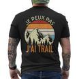 Course Running Humour Je Peux Pas J'ai Trail Course À Pied T-shirt imprimé au dos