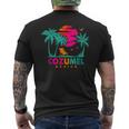 Cozumel Mexico Beach Vacation Spring Break Honeymoon Men's T-shirt Back Print