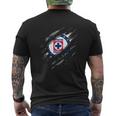 Cruz Azul Mens Back Print T-shirt