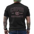 Cupid University Est 1829 Valentine CollegeValentine Vibes Men's T-shirt Back Print