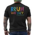 Cute End Of School Year Bruh We Out Lunch Lady Men's T-shirt Back Print