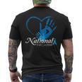 Cute National Foster Care Awareness MonthMen's T-shirt Back Print