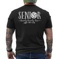 Cute Senior 2022 Volleyball Team Twenty Twenty Two Graduate Men's T-shirt Back Print