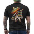Dabbing Boys Mexican Poncho Cinco De Mayo Men's T-shirt Back Print