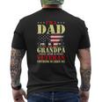 I Am A Dad A Grandpa And A Veteran Father's Day Mens Back Print T-shirt