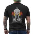 Dad Mode Activated Quote Father's Day Best Father Men's T-shirt Back Print