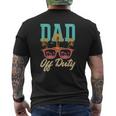 Dad Off Duty Out For Some Sunglasses And Beach Mens Back Print T-shirt