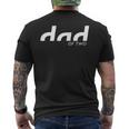 Dad Of Two Papaon Zwei Kinder S T-Shirt mit Rückendruck