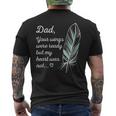 Dad Wings Were Ready By My Heart Not Memorial Men's T-shirt Back Print