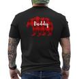 Daddy Bear Clothing Mens Father Parents Family Matching Mens Back Print T-shirt