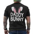 Daddy Bunny Ears Easter Family Matching Dad Fathers Day Papa Men's T-shirt Back Print