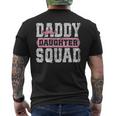 Daddy Daughter Squad Matching Dad Daughters Father Daughter Men's T-shirt Back Print