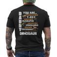 Daddy You Are My Favorite Dinosaur Father's Day Mens Back Print T-shirt