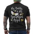 My Daddy Is My Guardian Angel In Memory Of Dad Father Men's T-shirt Back Print