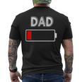Daddy Low Batterie – Pour Père Sans Fil Assorti T-shirt imprimé au dos