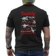 Daddy You Are As Strong Asrex Daddy Dinosaur Father's Day Mens Back Print T-shirt