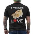 Das Liebeskind Einer Mutter Löwin Cub T-Shirt mit Rückendruck