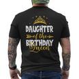 Daughter Of The Birthday Queen Bday Idea For Mom Men's T-shirt Back Print