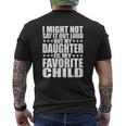 My Daughter Is My Favorite Child Daughter S Dad Mens Back Print T-shirt