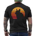 Degu -Intage Retro & Eighties Style Rodent T-Shirt mit Rückendruck