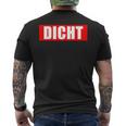 Dense Matches Hacke T-Shirt mit Rückendruck