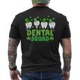 Dental Squad Leprechaun Th Happy St Patrick's Day Dentist Men's T-shirt Back Print