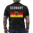 Deutschland Flagge Mit Wappen Deutschland Flagge I Love Deutschland T-Shirt mit Rückendruck