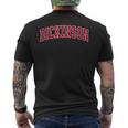 Dickinson North Dakota Nd Vintage Sports Red Men's T-shirt Back Print