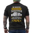 Die Meisten Nennen Mich Taxidriver Die Wichtigsten Papa T-Shirt mit Rückendruck