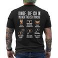 Dinge Die Ich In Meiner Freizeit Mache Fox T-Shirt mit Rückendruck