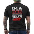 Disc Golf I'm A Disc Golfing Dad Father Day Disc Golf Player Mens Back Print T-shirt