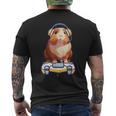 Divertido Conejillo De Indias Y Amante De Losideojuegos Esponjoso Cavy Gamers Camiseta Hombre Estampado Espalda