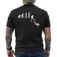 Diving Evolution Evolution Of Man Scuba Dive Ocean Men's T-shirt Back Print