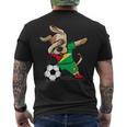 Dog Dabbing Guyana Soccer Jersey Guyanese Football Men's T-shirt Back Print