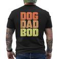 Dog Dad Bod Pet Owner Fitness Gym Mens Back Print T-shirt