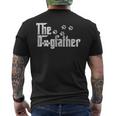 The Dogfather Dog Lover Dog Dad For Fathers Day Men's T-shirt Back Print