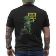 Dollar General Leprechaun St Patricks Day Mens Back Print T-shirt