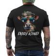 Dorfkind Bauern & Landwirt Kuh Geschenke Dorfkinder Kühe T-Shirt mit Rückendruck