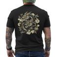 Dragon Aesthetic Japanese Culture Tokyo Inspired Asian Men's T-shirt Back Print